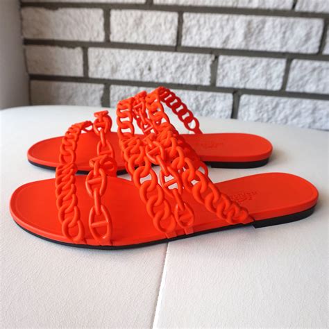 best hermes sandals|hermes jelly flat sandals.